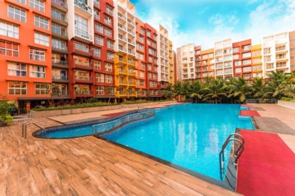 Pool And Garden View Good Stay Premium 2 Bhk Flat 104 Dabolim Bagian luar foto